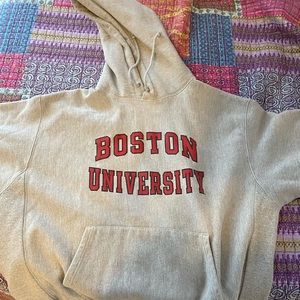 Boston University champion reverse weave hoodie